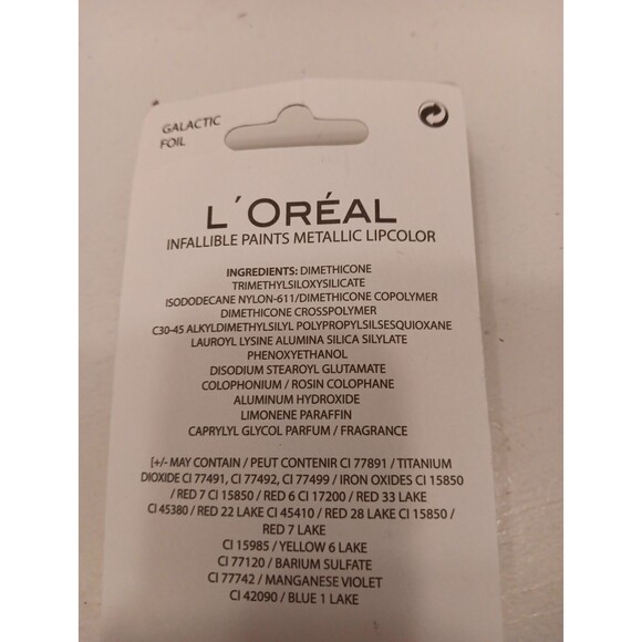 L'Oreal Paris Infallible Paints Metallic Lip Paint Galactic Foil - Picture 5 of 9